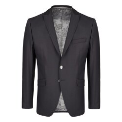 Wilvorst AFTER-SIX Herren Sakko Spitzfacon Drop8 Schwarz