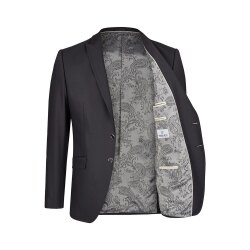 Wilvorst AFTER-SIX Herren Sakko Spitzfacon Drop8 Schwarz