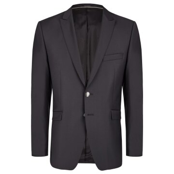 Wilvorst AFTER-SIX Herren Sakko Spitzfacon Modern-Fit Schwarz