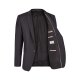 Wilvorst AFTER-SIX Herren Sakko Spitzfacon Modern-Fit Schwarz