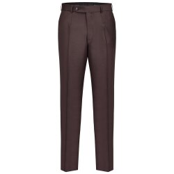 Wilvorst AFTER-SIX Herren Hose Modern-Fit Dunkelbraun