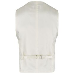 Wilvorst AFTER-SIX Herren Weste V-Neck Modern-Fit Creme...