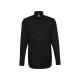 Seidensticker BUSINESS Herren Hemd Langarm Kent Shaped Schwarz