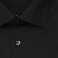 Seidensticker BUSINESS Herren Hemd Langarm Kent Regular Schwarz