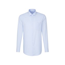 Seidensticker BUSINESS Herren Langarm Regular Hellblau...