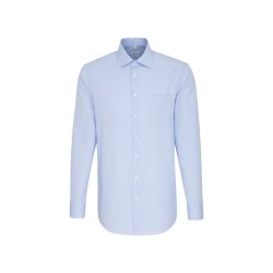 Seidensticker Herren Hemd Langarm Kent Regular Hellblau...
