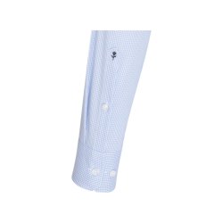 Seidensticker Herren Hemd Langarm Kent Regular Hellblau kariert