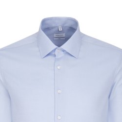 Seidensticker BUSINESS Hemd Langarm Kent Slim-Fit Hellblau