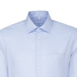 Seidensticker BUSINESS Herren Hemd Langarm Kent Regular Hellblau