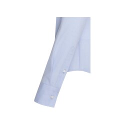 Seidensticker CITY-BLUSE Damen Langarm Kent Slim-Fit Hellblau