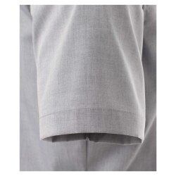 VENTI Herren Businesshemd Kurzarm Kent Body-Fit Silber