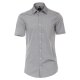 VENTI Herren Businesshemd Kurzarm Kent Body-Fit Silber