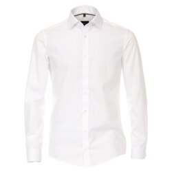 VENTI Herren Festhemd Langarm Kent UMA Modern-Fit Weiß