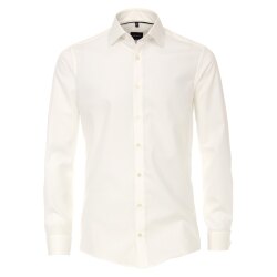 VENTI Herren Festhemd Langarm Kent UMA Modern-Fit Creme 38