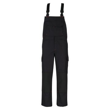 beb HANDWERK Herren Latzhose PREMIUM Baumwollmix CANVAS Schwarz