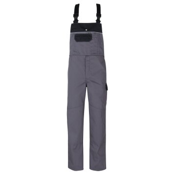 beb HANDWERK Herren Latzhose CLASSIC Polyestermix Grau/Schwarz