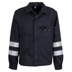 beb HANDWERK Herren Bundjacke REFLEXSTREIFEN Polyestermix Marine