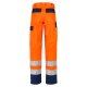 beb HANDWERK Herren Bundhose WARNSCHUTZ Baumwollmix Orange/Marine
