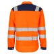 beb HANDWERK Herren Bundjacke WARNSCHUTZ Baumwollmix Orange/Marine