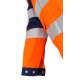 beb HANDWERK Herren Bundjacke WARNSCHUTZ Baumwollmix Orange/Marine