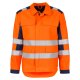 beb Herren Warnschutz Bundjacke zertifiziert nach EN 20471 Kl. 2 Orange Marine 50 % Baumwolle 50 % Polyester