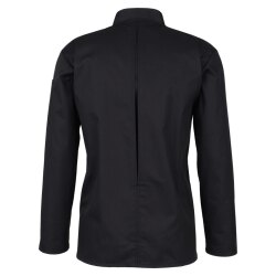 beb GASTRO Unisex KOCHJACKE Stehkragen Polyestermix Schwarz