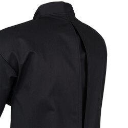 beb GASTRO Unisex KOCHJACKE Stehkragen Polyestermix Schwarz