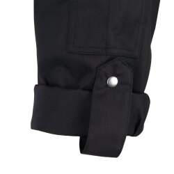 beb GASTRO Unisex KOCHJACKE Stehkragen Polyestermix Schwarz