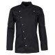 beb GASTRO Unisex KOCHJACKE Stehkragen Polyestermix Schwarz