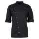 beb GASTRO Unisex KOCHJACKE Stehkragen Polyestermix Schwarz