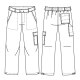 beb HANDWERK Herren Bundhose BASIC Polyestermix Grün