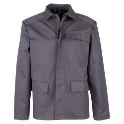 beb HANDWERK Herren Schweißerschutzjacke Baumwolle 350 Grau