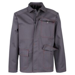 beb HANDWERK Herren Schweißerschutzjacke Baumwolle 350 Grau
