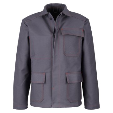 beb HANDWERK Herren Schweißerschutzjacke Baumwolle 460 Grau