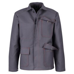 beb HANDWERK Herren Schweißerschutzjacke Baumwolle 460 Grau