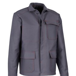 beb HANDWERK Herren Schweißerschutzjacke Baumwolle 460 Grau