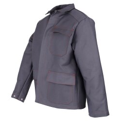beb HANDWERK Herren Schweißerschutzjacke Baumwolle 460 Grau