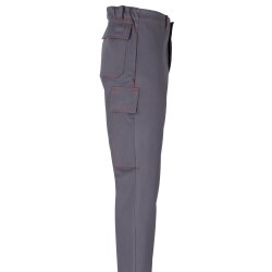 beb HANDWERK Herren Schweißerschutzhose Baumwolle 350 Grau