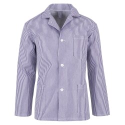 beb GASTRO/HANDWERK Herren FLEISCHERJACKE Weiß/Blau...