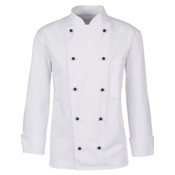 beb GASTRO Herren KOCHJACKE Stehkragen Baumwolle Weiß