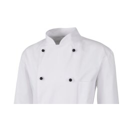 beb GASTRO Herren KOCHJACKE Stehkragen Baumwolle Weiß