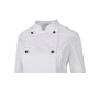 beb GASTRO Damen KOCHJACKE Stehkragen Baumwolle Weiß