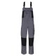 beb HANDWERK Herren Latzhose INFLAME Polyestermix Grau/Schwarz