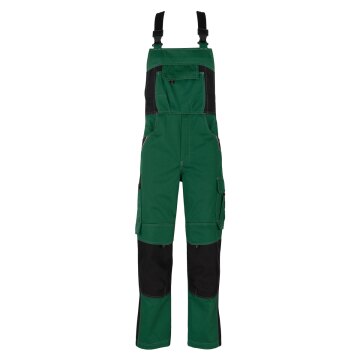 beb HANDWERK Herren Latzhose INFLAME Polyestermix Grün/Schwarz