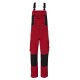 beb HANDWERK Herren Latzhose INFLAME Polyestermix Rot/Schwarz