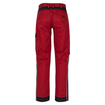 beb HANDWERK Herren Bundhose INFLAME Polyestermix Rot/Schwarz