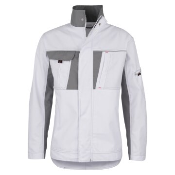 beb HANDWERK Herren Bundjacke INFLAME Polyestermix Weiß/Grau
