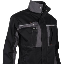 beb HANDWERK Herren Bundjacke INFLAME Polyestermix Schwarz/Grau
