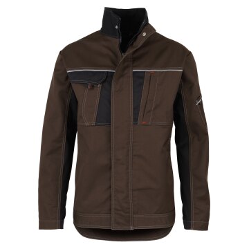 beb HANDWERK Herren Bundjacke INFLAME Polyestermix Braun/Schwarz