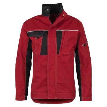 beb HANDWERK Herren Bundjacke INFLAME Polyestermix Rot/Schwarz